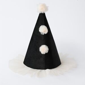 ZARA Kids Girl Boy Harlequin Clown Costume Hat 3-6 Y NWT